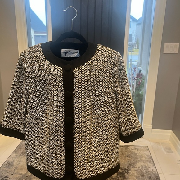 Vintage Anne de Villers Paris jacket blazer size medium / large cute🖤 - Picture 5 of 17